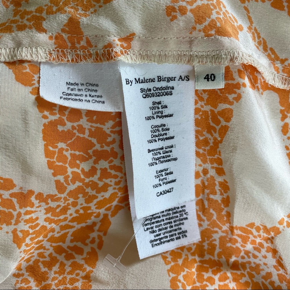 By Malene Birger floral Ondolina silk dress - Picture 9 of 10